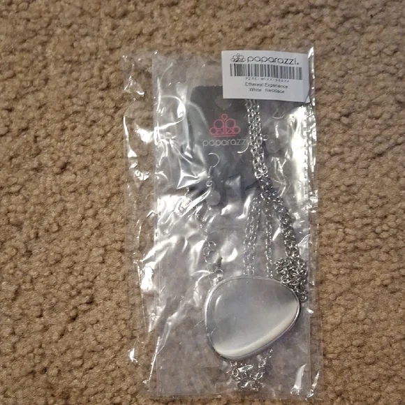 Paparazzi Silver Necklace with Modern Pendant - Picture 3 of 5